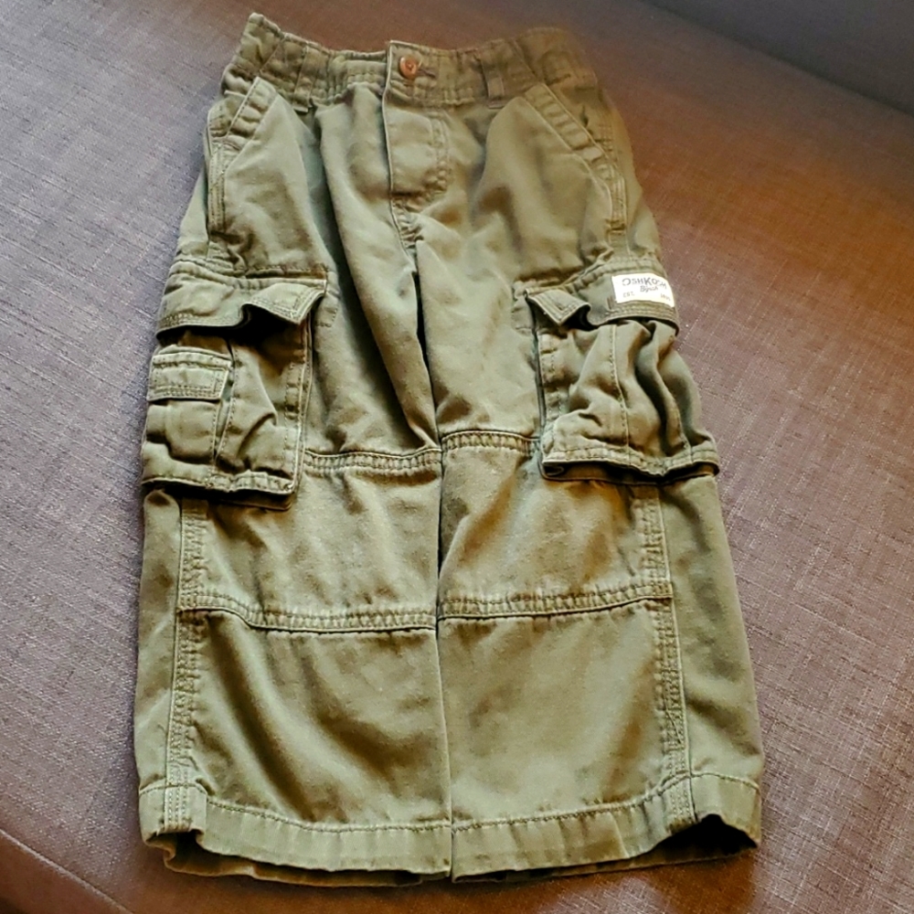 OshKosh B'Gosh green cargo pants boys 3t